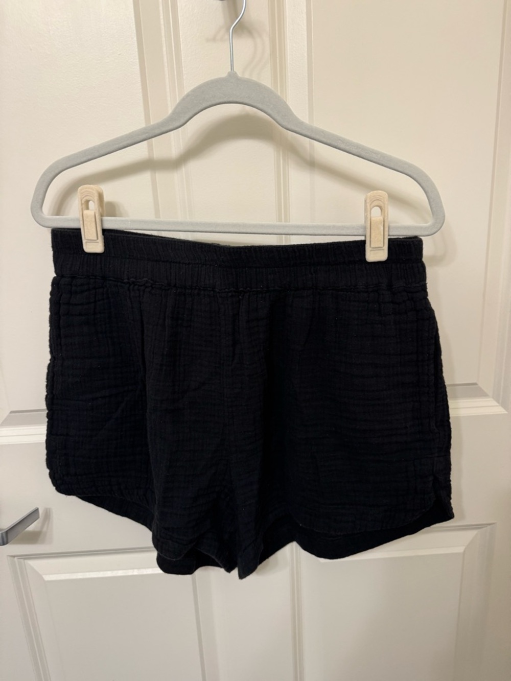 Rip Curl Black Elastic-Waist gauze Shorts